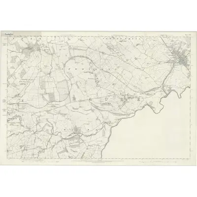 1860 Map of Cumberland LVIII, 1867 Print