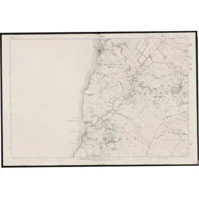 1861 Map of Cumberland LXI, 1867 Print
