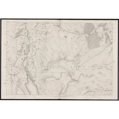 1861 Map of Cumberland LXIII, 1867 Print