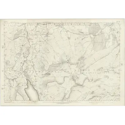 1861 Map of Cumberland LXIII, 1867 Print