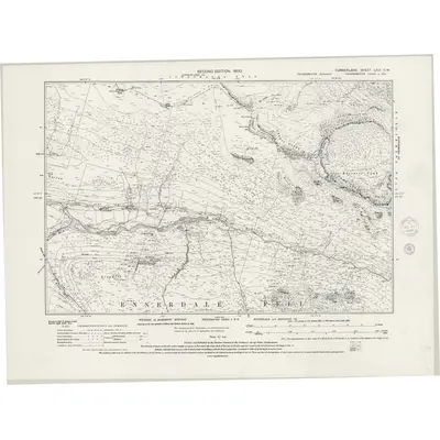 1898 Map of Cumberland LXIX.SW, 1945 Print