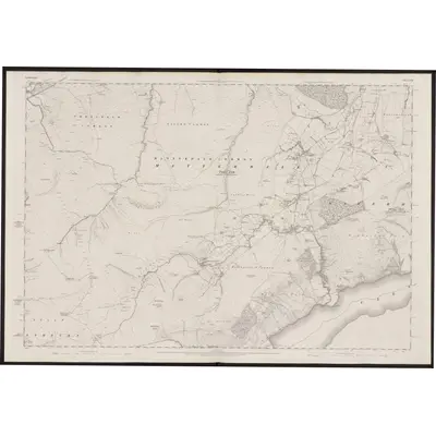 1861 Map of Cumberland LXV, 1867 Print