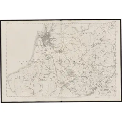1863 Map of Cumberland LXVII, 1867 Print