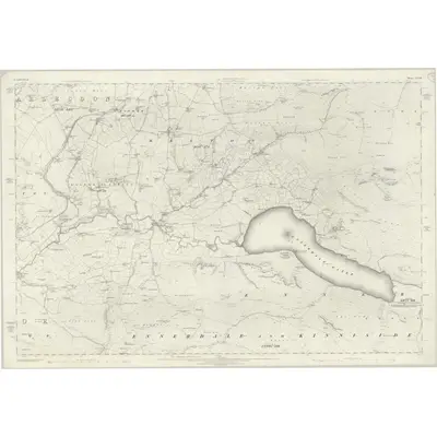 1863 Map of Cumberland LXVIII, 1867 Print