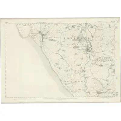 1861 Map of Cumberland LXXII, 1867 Print