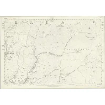 1860 Map of Cumberland LXXIII, 1867 Print
