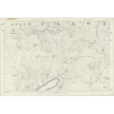 1860 Map of Cumberland LXXIV, 1867 Print