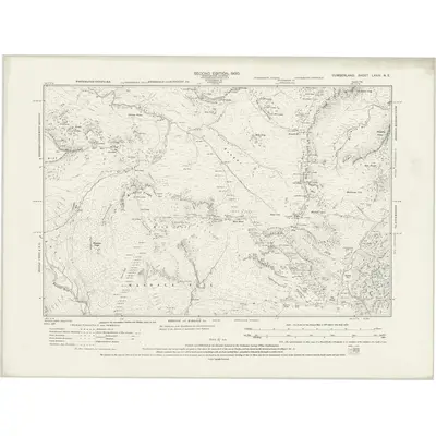 1898 Map of Cumberland LXXIV.NE, 1900 Print