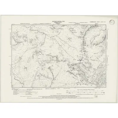 1898 Map of Cumberland LXXIV.NE, 1946 Print