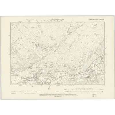 1897 Map of Cumberland LXXIX.SW, 1900 Print