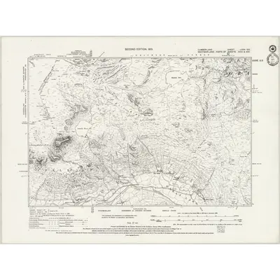 1897 Map of Cumberland LXXV.SE, 1941 Print