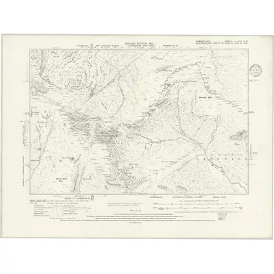 1897 Map of Cumberland LXXV.SW, 1935 Print