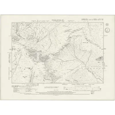 1897 Map of Cumberland LXXV.SW, 1943 Print