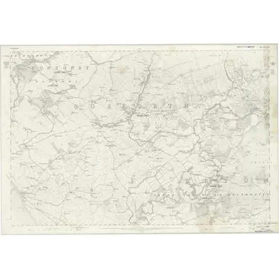 1860 Map of Cumberland LXXVIII, 1867 Print