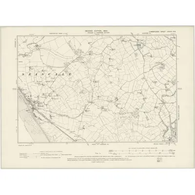1897 Map of Cumberland LXXVIII.SW, 1900 Print