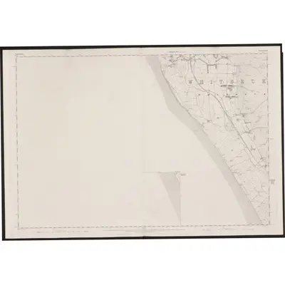 1860 Map of Cumberland LXXXVII (inset LXXXIX), 1867 Print