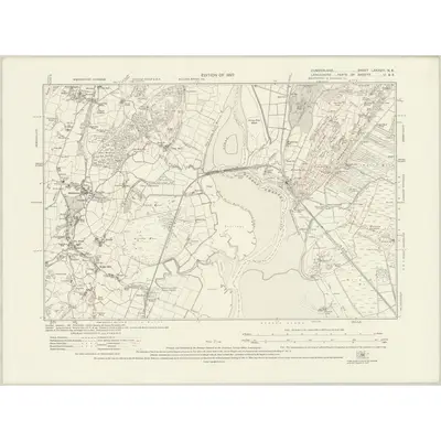 1923 Map of Cumberland LXXXVIII.NE, 1927 Print