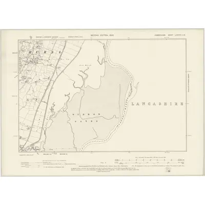 1897 Map of Cumberland LXXXVIII.SE, 1900 Print