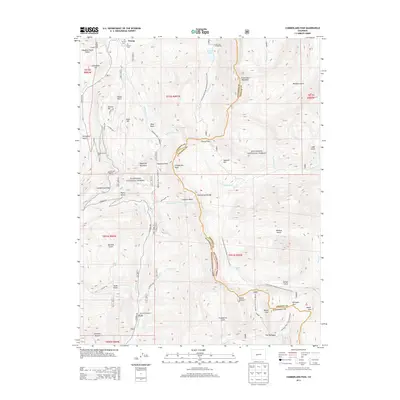 2013 Map of Cumberland Pass, 2013 Print