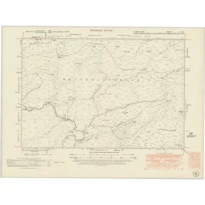 1946 Map of Cumberland V.SE, 1951 Print