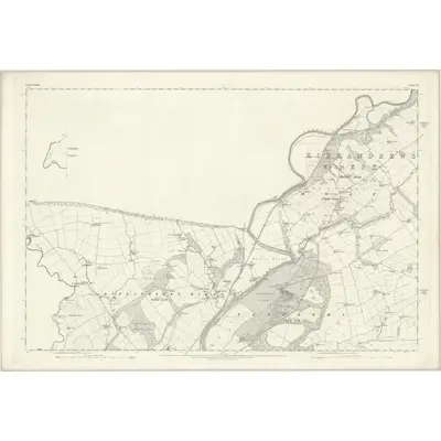 1864 Map of Cumberland VI (inset VA), 1868 Print