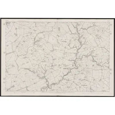 1863 Map of Cumberland VII, 1868 Print