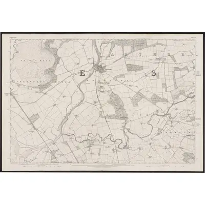 1864 Map of Cumberland X, 1868 Print