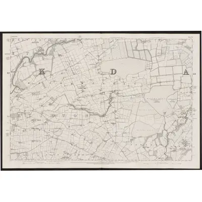1864 Map of Cumberland XI, 1868 Print