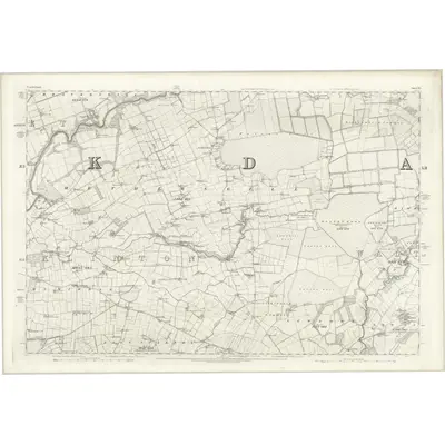 1864 Map of Cumberland XI, 1868 Print