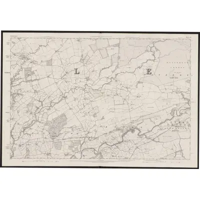 1862 Map of Cumberland XII, 1868 Print