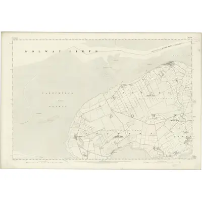 1866 Map of Cumberland XIV, 1868 Print