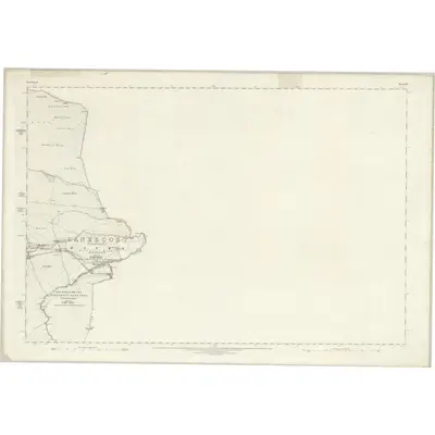 1863 Map of Cumberland XIX, 1868 Print