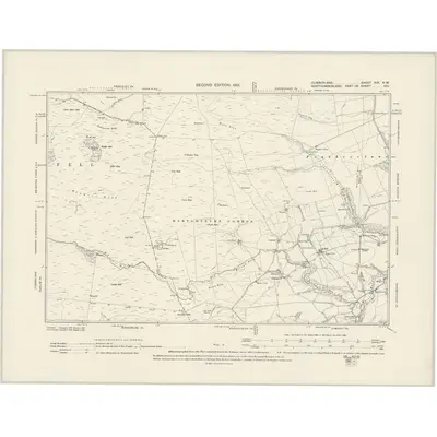 1899 Map of Cumberland XIX.NW, 1901 Print