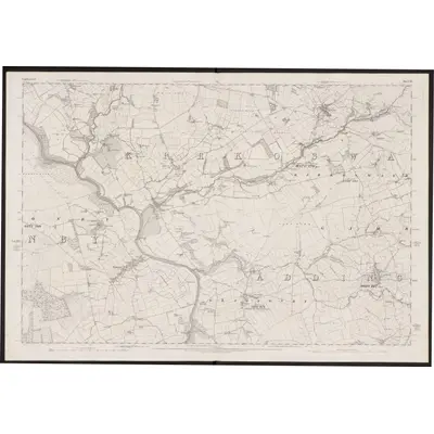 1860 Map of Cumberland XL, 1867 Print