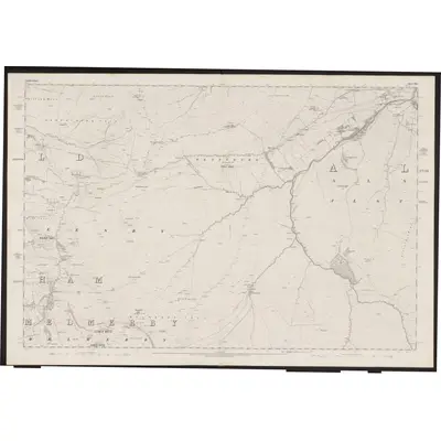 1859 Map of Cumberland XLI, 1868 Print