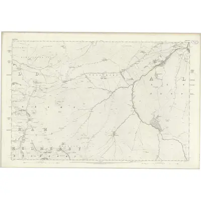 1859 Map of Cumberland XLI, 1868 Print