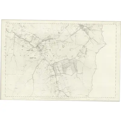 1859 Map of Cumberland XLII, 1867 Print