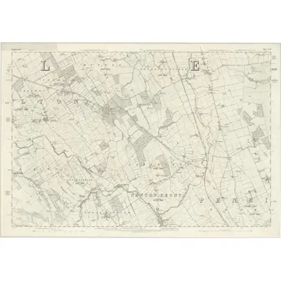 1860 Map of Cumberland XLIX, 1867 Print