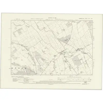 1923 Map of Cumberland XLIX.SW, 1926 Print