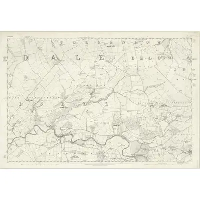 1864 Map of Cumberland XLVI, 1867 Print