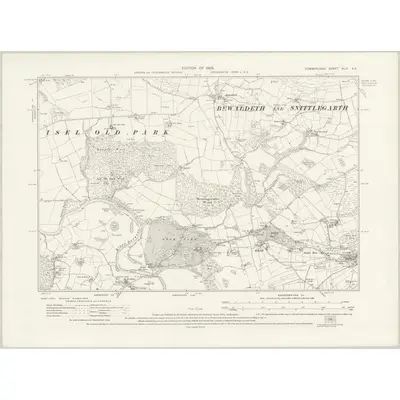 1923 Map of Cumberland XLVI.SE, 1926 Print