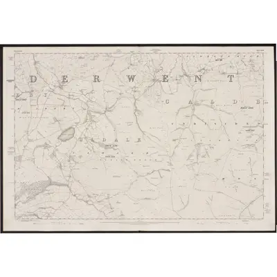 1863 Map of Cumberland XLVII, 1867 Print