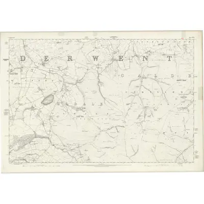 1863 Map of Cumberland XLVII, 1867 Print