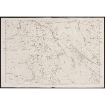 1861 Map of Cumberland XLVIII, 1867 Print