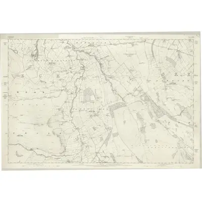 1861 Map of Cumberland XLVIII, 1867 Print