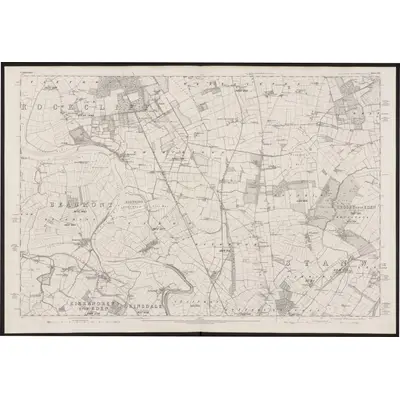 1865 Map of Cumberland XVI, 1868 Print