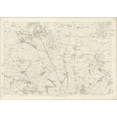 1865 Map of Cumberland XVI, 1868 Print