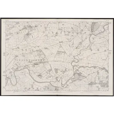 1865 Map of Cumberland XVII, 1868 Print