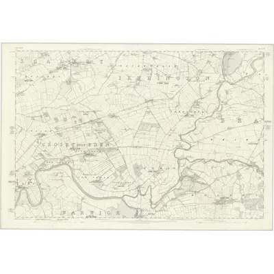 1865 Map of Cumberland XVII, 1868 Print