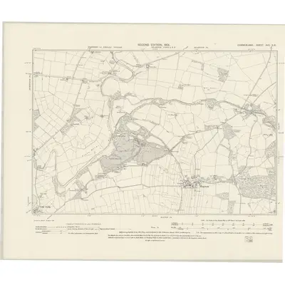 1899 Map of Cumberland XVII.SE, 1901 Print